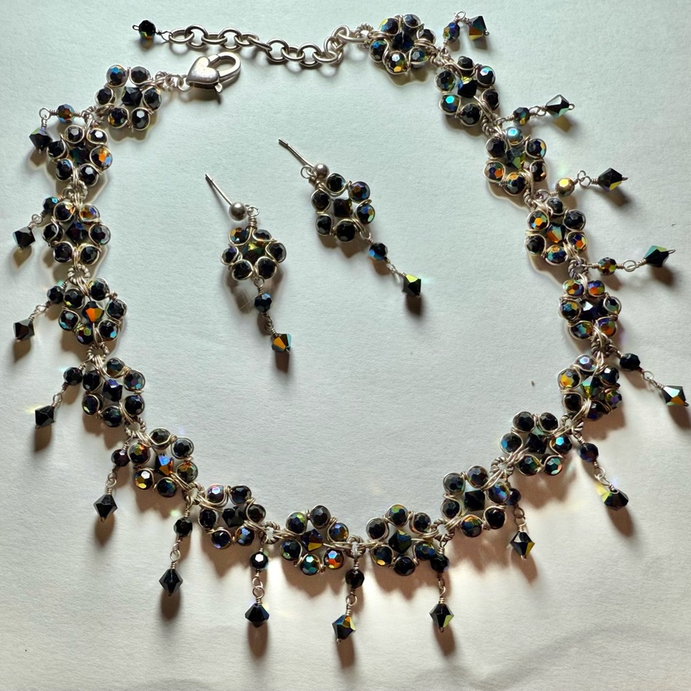 Aurora Borealis jewelry set
